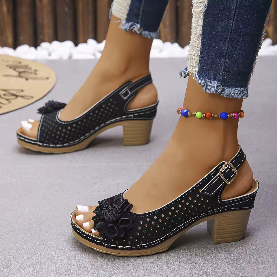 Podiflex Grace – Classic Retro Slip-on Comfortable High Heels
